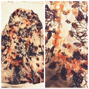 Floral scarf